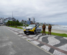 Com dois helicópteros e viatura inteligente, mais de 600 policiais militares vão atuar no Verão Maior Paraná