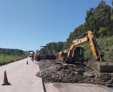 Com 90% da obra pronta, DER prevê concluir pavimento de concreto da PRC-280 ainda em 2022