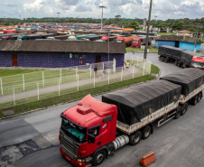 Portos do Paraná divulga atualização sobre fluxo de caminhões após liberação da descida pela BR 277