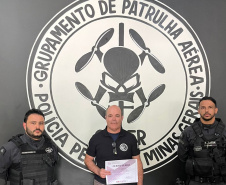  Policiais penais do Paraná participam de curso de drones em Minas Gerais