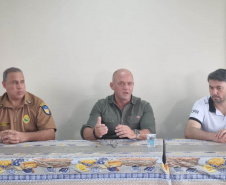 Secretário da Segurança Pública vistoria unidades das forças estaduais no Litoral
