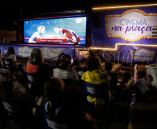 Cinema na Praça retoma sessões   no litoral durante o Verão Maior Paraná