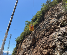 Obra de recuperação da BR-277 no Litoral entra na fase de contenção definitiva 