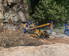 Obra de recuperação da BR-277 no Litoral entra na fase de contenção definitiva 