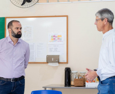  Secretário de Estado da Educação, Roni Miranda visita Colégio Estadual Augusto Vanin, em Campo Largo