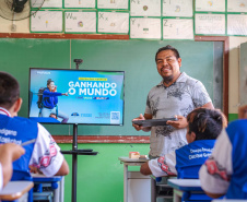 Colégio indígena de Manoel Ribas ganha quadra coberta e novo espaço de cozinha e refeitório