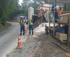 Obras estrada da Graciosa