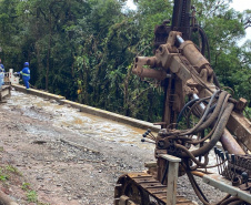 Obras estrada da Graciosa