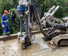 Obras estrada da Graciosa