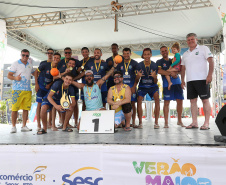 Final do Circuito Paranaense de Handebol de Praia movimentou o fim de semana no Litoral