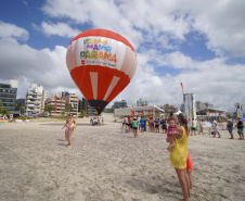 Beleza contemplada do alto: voo de balão estreia no Verão Maior Paraná