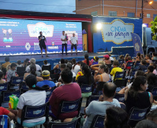 cinema na praça