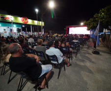 Cinema na Praça apresenta sessões em mais quatro balneários de Pontal
