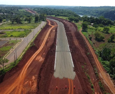 Viaduto da BR-277 ganha forma na nova Perimetral Leste em Foz do Iguaçu [DM] 