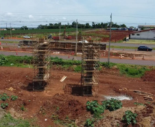 Viaduto da BR-277 ganha forma na nova Perimetral Leste em Foz do Iguaçu [DM] 