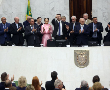 Posse do governador Carlos Massa Ratinho Junior e do vice-governador Darci Piana.