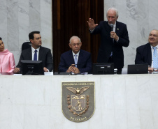 Posse do governador Carlos Massa Ratinho Junior e do vice-governador Darci Piana.