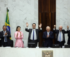 Posse do governador Carlos Massa Ratinho Junior e do vice-governador Darci Piana.