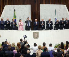 Posse do governador Carlos Massa Ratinho Junior e do vice-governador Darci Piana.