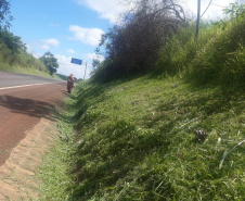 Rodovia entre Maringá e Peabiru recebe obras de conservação no pavimento e pintura