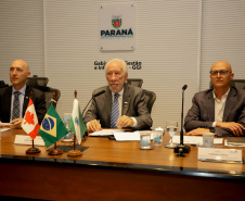 Vice-Governador Darci Piana em reunião com a Câmara de Comercio Brasil Canada.