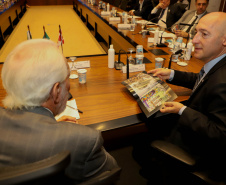 Vice-Governador Darci Piana em reunião com a Câmara de Comercio Brasil Canada.