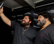 Show de Cesar Menoti e Fabiano em matinhos.Foto:Ari Dias/AEN