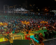 Show de Cesar Menoti e Fabiano em matinhos.Foto:Ari Dias/AEN