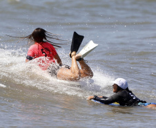 1ª etapa do Circuito Paranaense de Bodyboarding movimentou as areias de Guaratuba no fim de semana