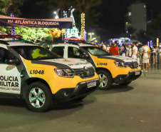 PMPR aumenta o número de policiais nas ruas do Litoral durante o fim de semana do Ano Novo