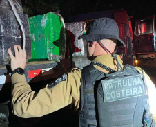 Polícia Militar apreende mais de 140 quilos de cocaína em Paranaguá