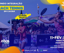Beach Tennis e vivências inclusivas do paradesporto são atrações do fim de semana do esporte no Verão Maior Paraná