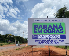 Progresso da duplicação da Rodovia das Cataratas registra salto no início do ano 