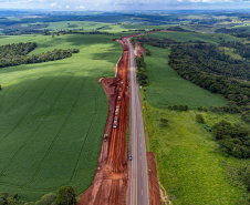 Obras de duplicação de Mauá da Serra a Londrina avançam na região Norte