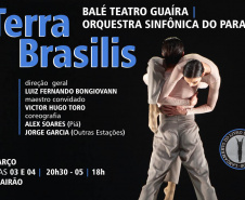 Balé Teatro Guaíra e Orquestra Sinfônica do Paraná abrem a temporada 2023 com Terra Brasilis