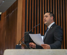  governador Carlos Massa Ratinho Junior participou nesta segunda-feira (06) da abertura oficial dos trabalhos da Assembleia Legislativa do Paraná (Alep).