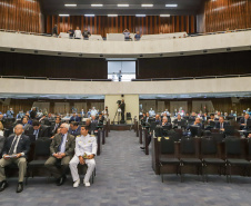  governador Carlos Massa Ratinho Junior participou nesta segunda-feira (06) da abertura oficial dos trabalhos da Assembleia Legislativa do Paraná (Alep).