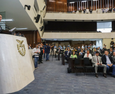  governador Carlos Massa Ratinho Junior participou nesta segunda-feira (06) da abertura oficial dos trabalhos da Assembleia Legislativa do Paraná (Alep).