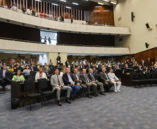  governador Carlos Massa Ratinho Junior participou nesta segunda-feira (06) da abertura oficial dos trabalhos da Assembleia Legislativa do Paraná (Alep).