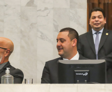  governador Carlos Massa Ratinho Junior participou nesta segunda-feira (06) da abertura oficial dos trabalhos da Assembleia Legislativa do Paraná (Alep).