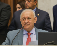  governador Carlos Massa Ratinho Junior participou nesta segunda-feira (06) da abertura oficial dos trabalhos da Assembleia Legislativa do Paraná (Alep).