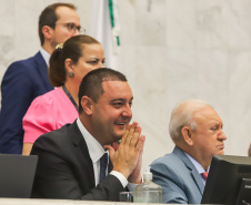  governador Carlos Massa Ratinho Junior participou nesta segunda-feira (06) da abertura oficial dos trabalhos da Assembleia Legislativa do Paraná (Alep).