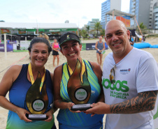 Campeonato de beach tennis encerra programação esportiva do Verão Maior Paraná