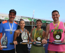 Campeonato de beach tennis encerra programação esportiva do Verão Maior Paraná