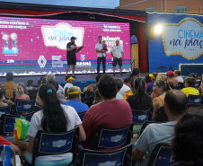  Cinema na Praça encerra a temporada no litoral com mais de 32 mil espectadores