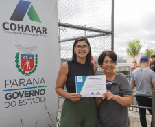 Londrina, 25 de fevereiro de 2023 - Entrega das chaves do Residencial Solar di Ravello, com familias contempladas pelo programa Casa Fácil.