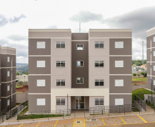 Londrina, 25 de fevereiro de 2023 - Entrega das chaves do Residencial Solar di Ravello, com familias contempladas pelo programa Casa Fácil.