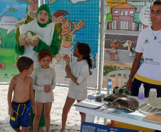 Estado promove atividades educativas dentro do Ecoespaço Trilha Ambiental, em Guaratuba