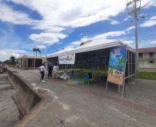 Estado promove atividades educativas dentro do Ecoespaço Trilha Ambiental, em Guaratuba