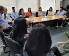 Secretários municipais e técnicos se reuniram com a equipe do Instituto Água e Terra para avançar em soluções para os aterros sanitários